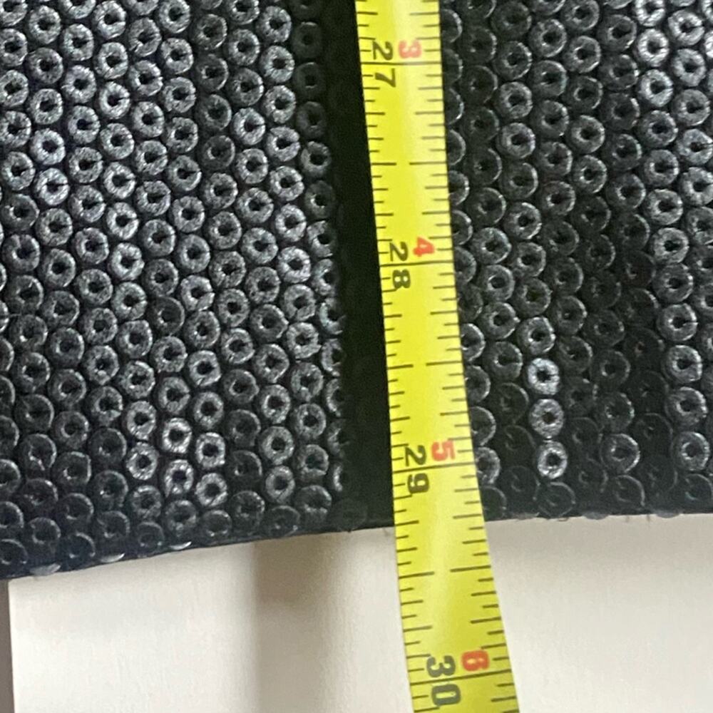 HALSTON HERITAGE NWT Strapless All Over Sequin Dress Bow Detail Matte Black Sz 2 - Picture 8 of 10